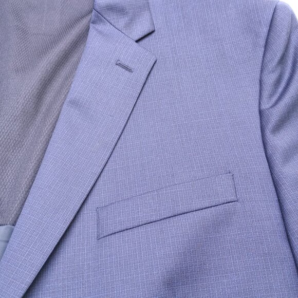 Jos. A. Bank Navy TravelTech Slim Fit Wool Blazer 48R - Picture 7 of 10